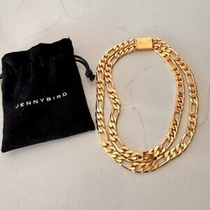 Jenny Bird Double Carter Choker Necklace Gold
